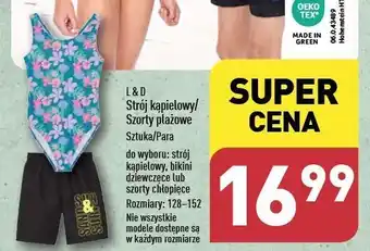 ALDI Szorty plażowe Lily & Dan oferta