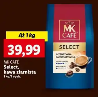 Lidl MK CAFÉ Select, kawa ziarnista 1 kg oferta