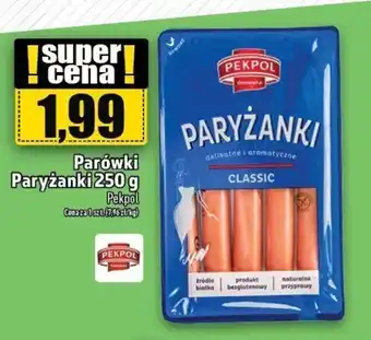 Topaz Parówki Paryżanki Pekpol 250 g oferta