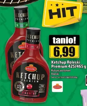 Topaz Ketchup Roleski Premium 425/465 g oferta