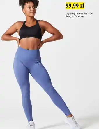 Decathlon Legginsy fitness damskie Domyos Push Up oferta