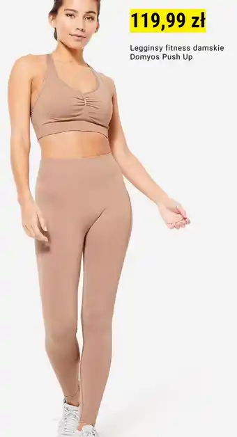 Decathlon Legginsy fitness damskie Domyos Push Up oferta