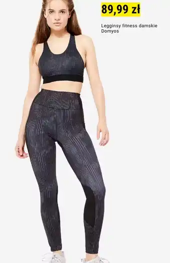 Decathlon Legginsy fitness damskie oferta