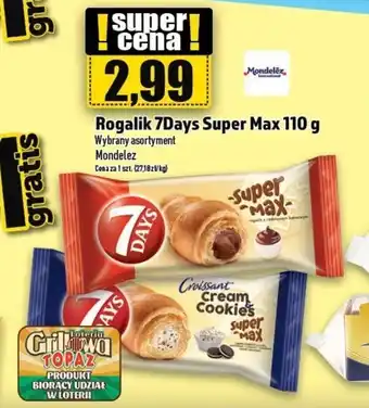 Topaz Rogalik 7Days Super Max 110 g oferta