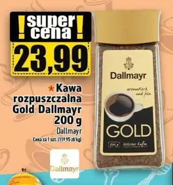 Topaz Kawa rozpuszczalna Gold Dallmayr 200 g oferta