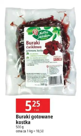 E.Leclerc Buraki gotowane kostka 500 g oferta