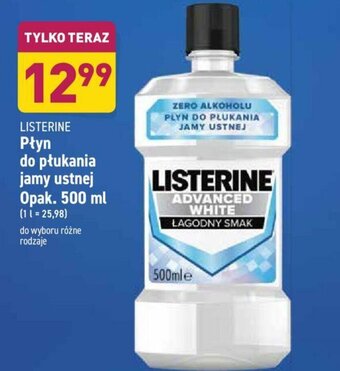 ALDI Płyn do płukania jamy ustnej Listerine 500ml oferta