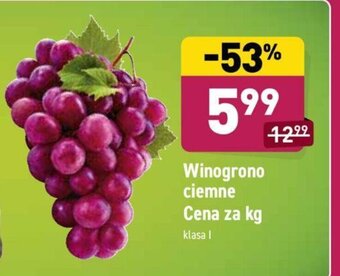 ALDI Winogrono ciemne 1kg oferta
