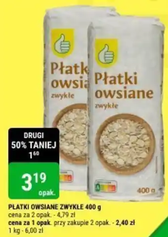 bi1 PŁATKI OWSIANE ZWYKŁE 400 g oferta