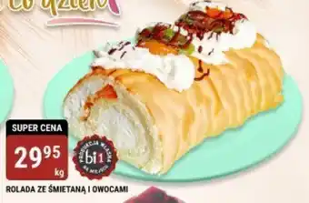 bi1 ROLADA ZE ŚMIETANĄ I OWOCAMI 1kg oferta