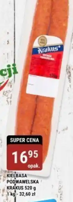 bi1 KIELBASA PODWAWELSKA KRAKUS 520 g oferta
