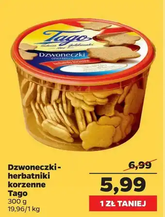 Netto Dzwoneczki - herbatniki korzenne Tago oferta