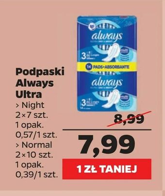 Netto Podpaski Always Ultra oferta