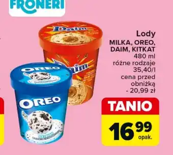 Carrefour Lody Milka oferta