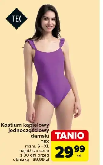 Carrefour Kostium kąpielowy damski TEX oferta