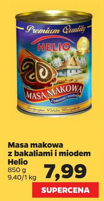 Netto Masa makowa z bakaliami i miodem Helio oferta