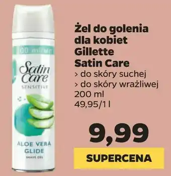 Netto Żel do golenia dla kobiet Gillette Satin Care oferta