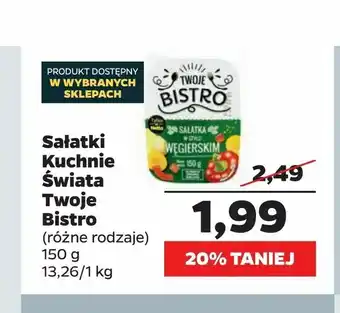 Netto Sałatki Kuchnie Świata Twoje Bistro oferta