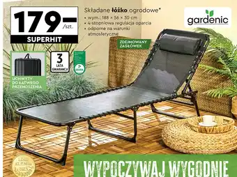 Biedronka Łożko ogrodowe 188 x 56 30 cm Gardenic oferta