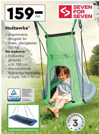 Biedronka Huśtawka gniazdo Seven For 7 oferta