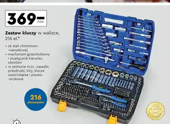 Biedronka Zestaw kluczy w walizce Niteo Tools oferta