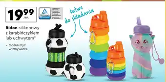 Biedronka Bidon silikonowy z karabińczykiem Spokey oferta