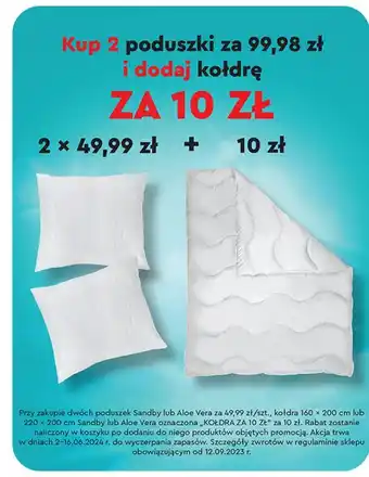 Biedronka Kołdra aloe vera 160 x 200 cm oferta