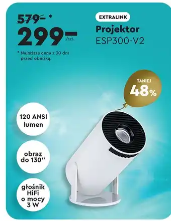 Biedronka Projektor esp300-v2 Extralink oferta