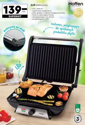 Biedronka Grill elektryczny 2000 w Hoffen oferta