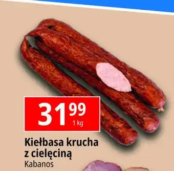 E.Leclerc Kiełbasa krucha z cielęciną Kabanos oferta