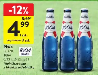 Piwo BLANC 1664 0,33l