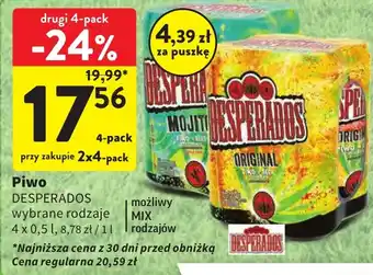 Intermarche Piwo DESPERADOS 4x0,5l oferta