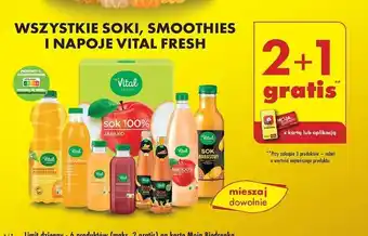 Biedronka Sok marchew-banan Vital Fresh oferta