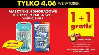 Biedronka Maszynki do golenia Gillette Venus 3 Sensitive oferta