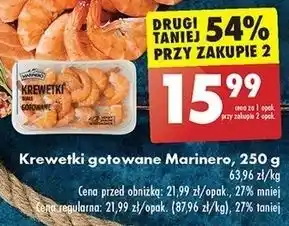Biedronka Krewetki białe gotowane Marinero oferta