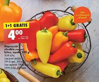 Biedronka Papryka słodka sweet bites oferta