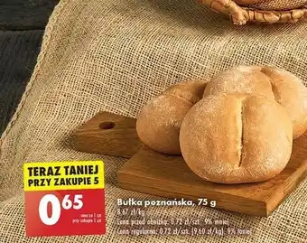 Biedronka Bułka poznańska oferta