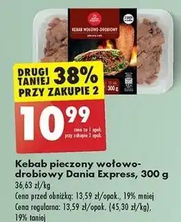Biedronka Kebab wołowo-drobiowy Danie Express oferta