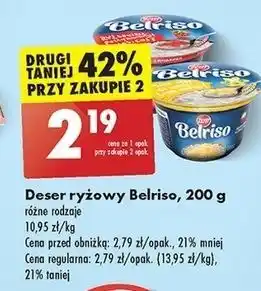 Biedronka Ryż na mleku waniliowy Zott Belriso oferta