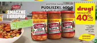 Biedronka Fasolka po bretońsku z kiełbasą i boczkiem Pudliszki oferta