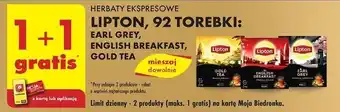 Biedronka Herbata Lipton Daring English Breakfast oferta