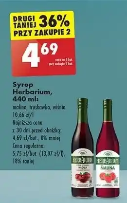 Biedronka Syrop truskawkowy Herbapol Owocowa Spiżarnia oferta
