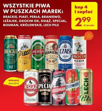 Biedronka Piwo Specjal Jasny Pełny oferta