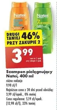 Biedronka Szampon do włosów Natei Every Day Fresh oferta