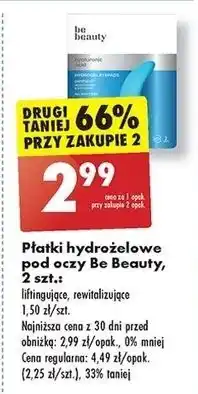 Biedronka Płatki hydrożelowe hyaluronic acid Be Beauty Care oferta