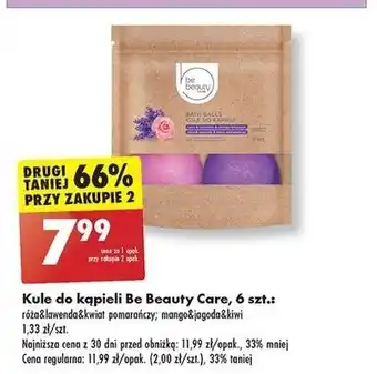 Biedronka Kule do kąpieli mango jagoda i kiwi Be Beauty Care oferta