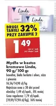 Biedronka Mydło kremowe bawełna Linda oferta