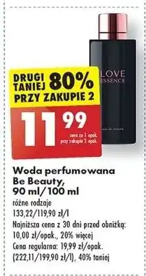 Biedronka Woda perfumowana Be Beauty Love Essence oferta