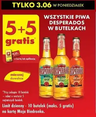Biedronka Piwo Desperados oferta