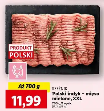 Lidl Mięso mielone z indyka Rzeźnik Codzienna Dostawa oferta